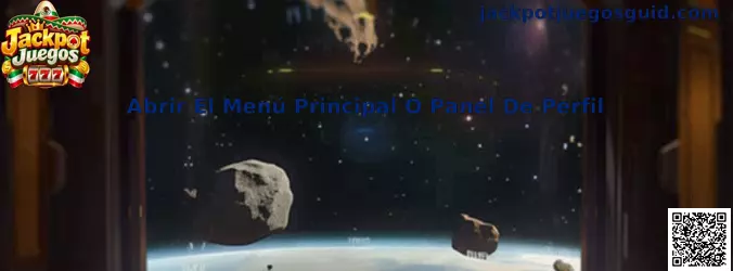 Abrir El Menú Principal O Panel De Perfil en Jackpot Juegos