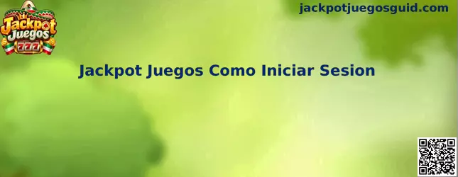 Referencia visual para el proceso de inicio de sesión en Jackpot Juegos