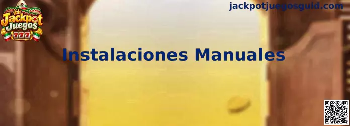 Guía visual de instalaciones manuales de aplicaciones Android en Jackpot Juegos
