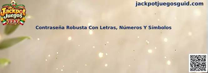 Guía de Jackpot Juegos para crear una contraseña robusta con letras, números y símbolos